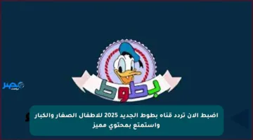 اضبط الآن تردد قناة بطوط الجديد 2025 للأطفال الصغار والكبار واستمتع بمحتوى مميز